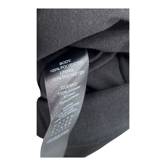 WHBM Dress 4 Tiered Ruffle Flapper Black Pink Floral Halter Party Mini Feme - Picture 9 of 10